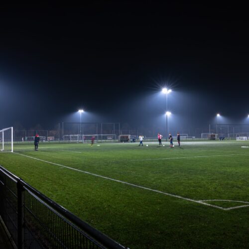 Waddinxveen,,Netherlands,-,February,2022:,Soccer,Players,Train,On,An